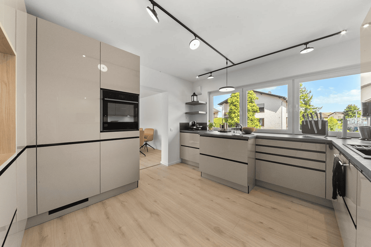 Deckenheizung Installation 1